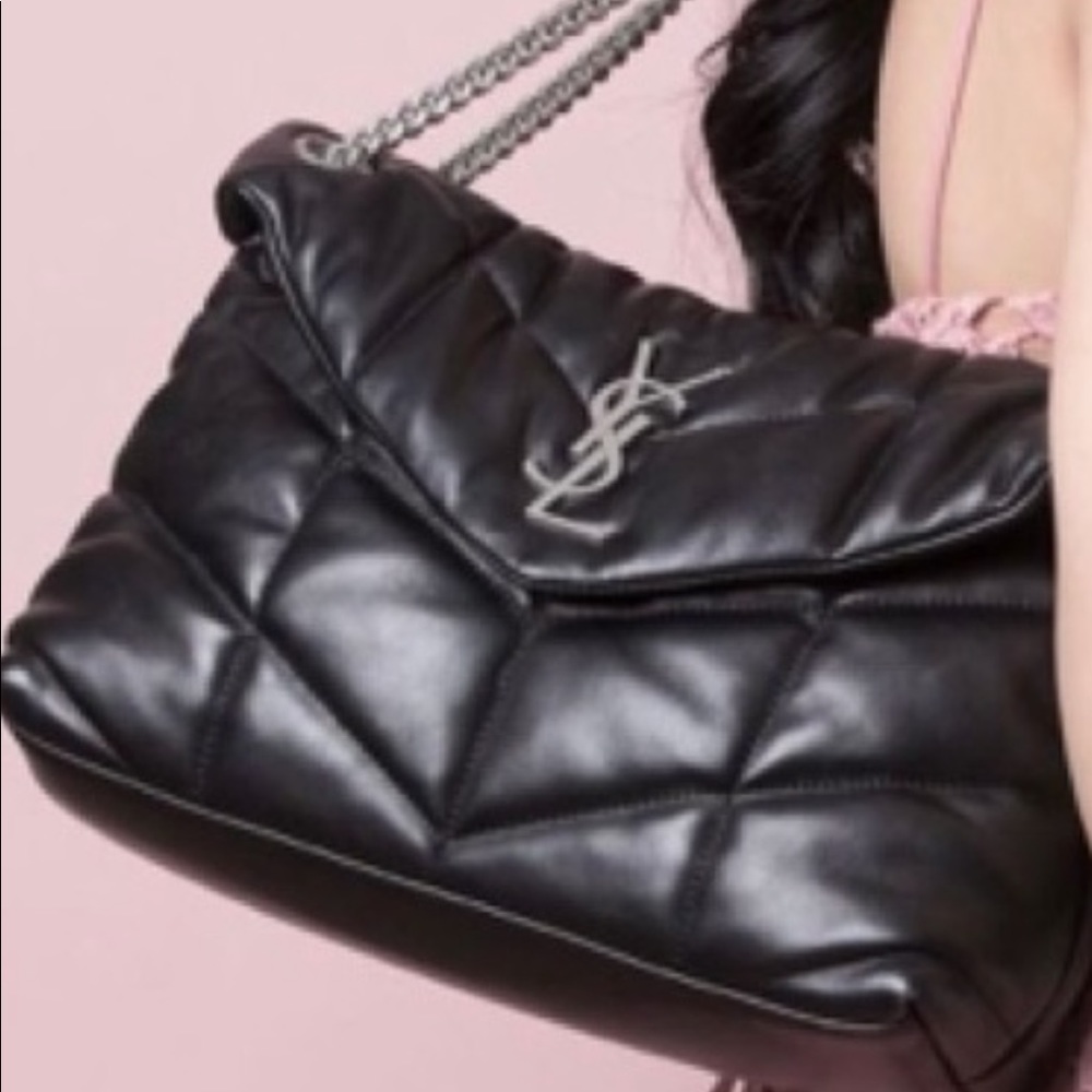 Fashion Saint Laurent Loulou Puffer shoulder bag large